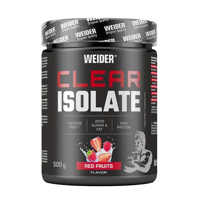 Weider Clear Isolate, Raudonųjų vaisių maisto papildas, 500 g