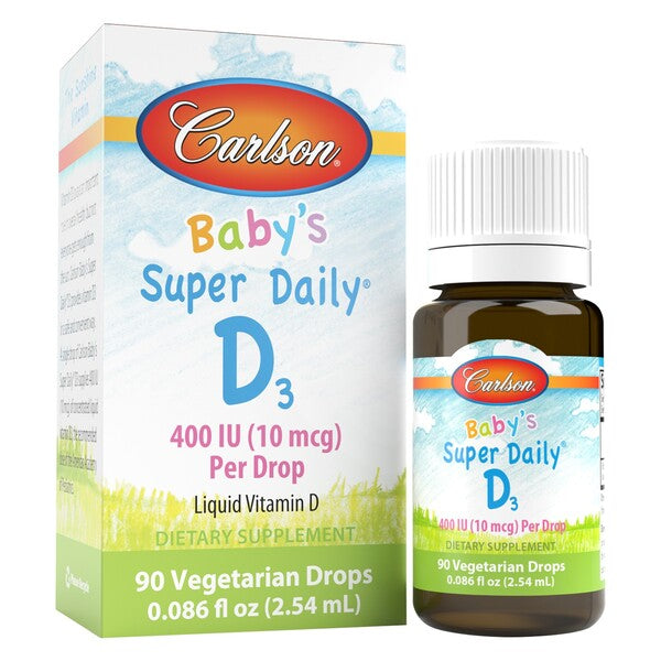 Carlson Labs Baby's Super Daily D3, 400 SV - 2,54 ml.