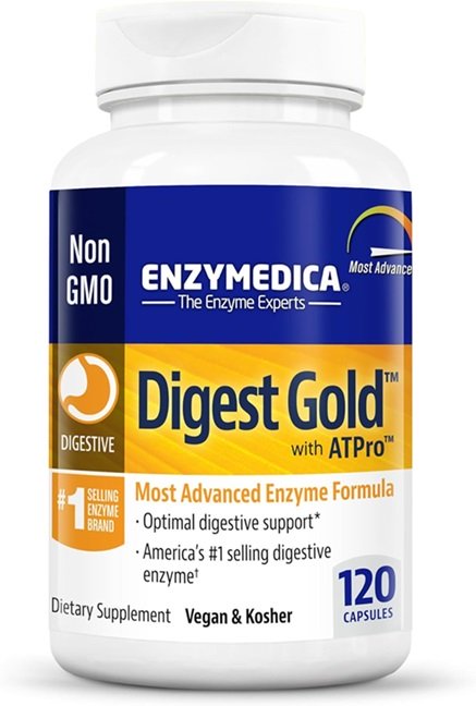 Enzymedica Digest Gold ar ATPro - 120 kapsulas