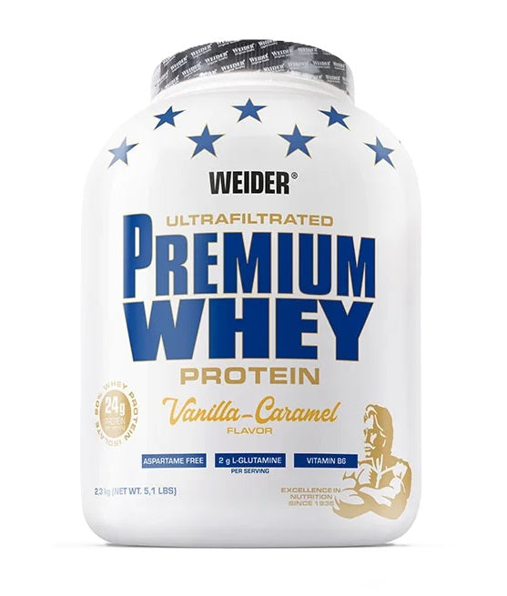 Weider Premium Whey, Vanilės karamelės baltymų papildas