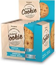 Weider baltymų sausainis, amerikietiškas sausainis tešlos, 12 vnt., sveikas maistas