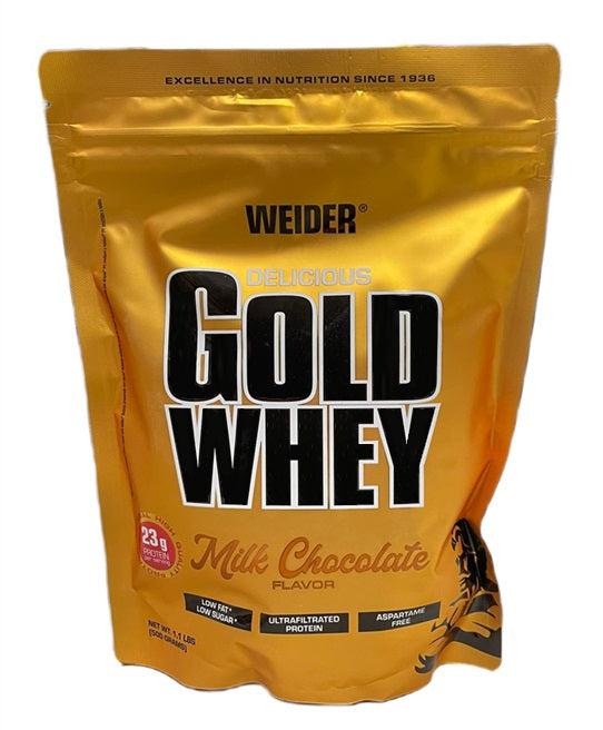 Weider Gold Whey, Milk Chocolate - 500 g maisto papildas