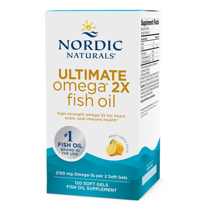 Nordic Naturals Ultimate Omega 2X, 2150 mg citronu (EAN 768990891052) - 120 kapsulas