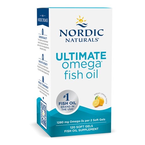Nordic Naturals Ultimate Omega, 1280 mg citronu (EAN 768990891076) - 120 kapsulas