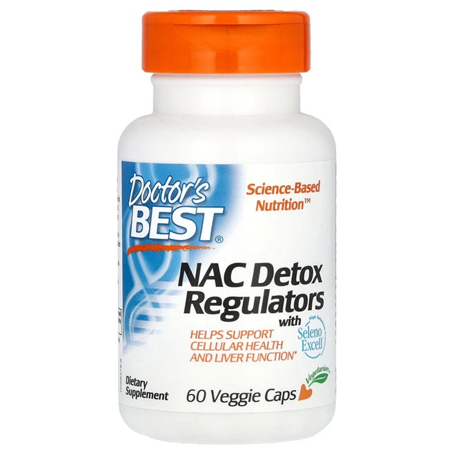 Doctor's Best NAC Detox Regulators kapsulės