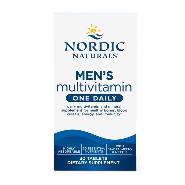 Nordic Naturals vīriešu multivitamīni vienai ikdienai - 30 tabletes