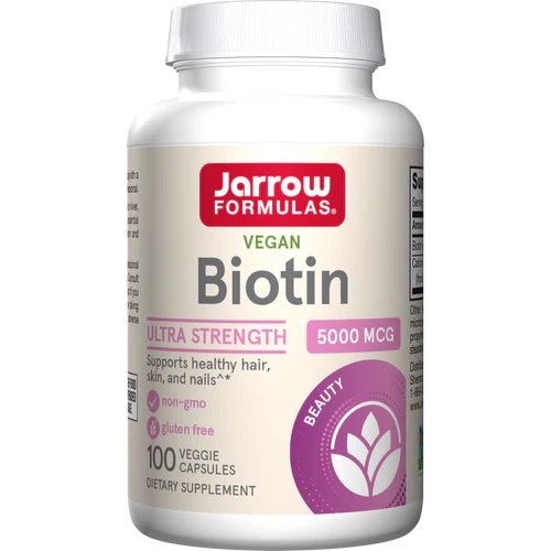 Jarrow Formulas biotīns, 5000mcg - 100 kapsulas