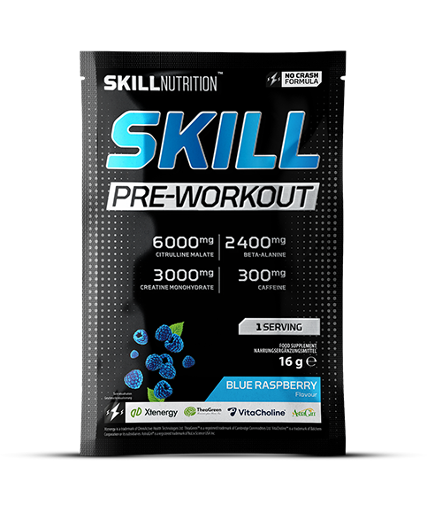 Pre-workout papildas, mėlyna avietė, sporto papildas