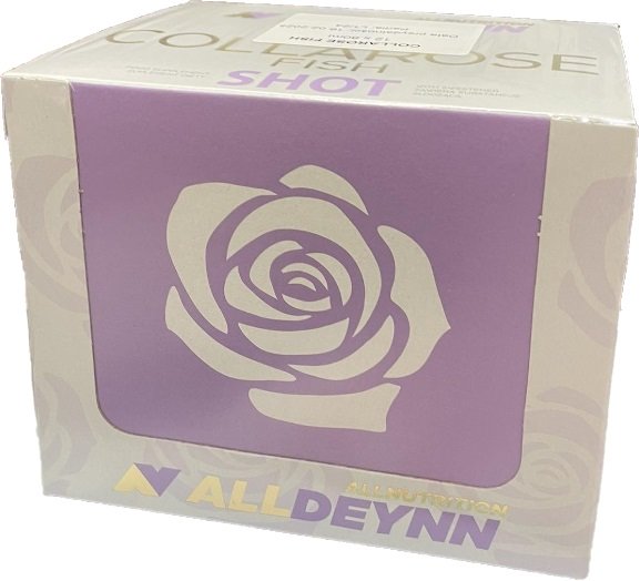 Allnutrition AllDeynn Collarose zivju šāviens, apelsīnu un ķiršu garša - 12 x 80 ml.