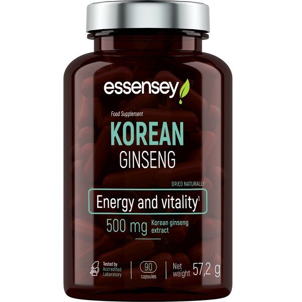 Essensey korejiešu žeņšeņs, 500 mg - 90 kapsulas