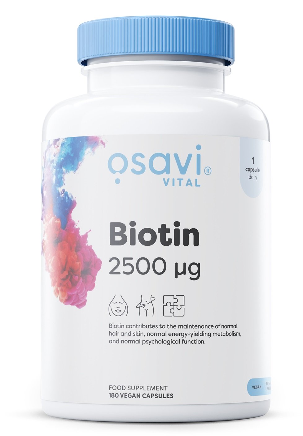 Osavi biotīns, 2500mcg - 180 kapsulas