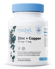 Maisto papildas Osavi Zinc Copper kapsulės