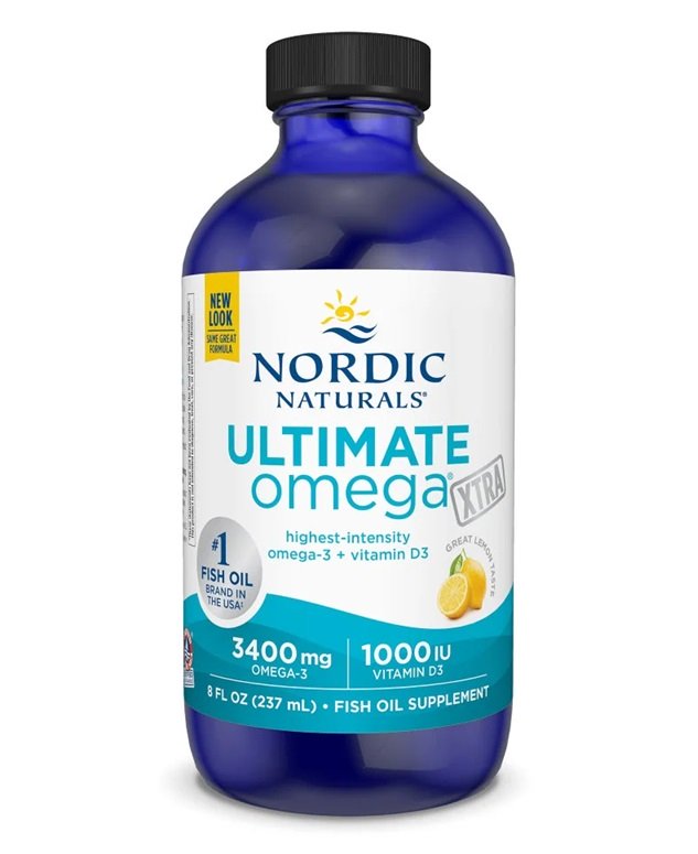 Nordic Naturals Ultimate Omega Xtra, 3400 mg citrona - 237 ml.