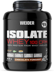 Weider Isolate Whey 100 CFM, Šokoladinis fondantas, baltymų papildas