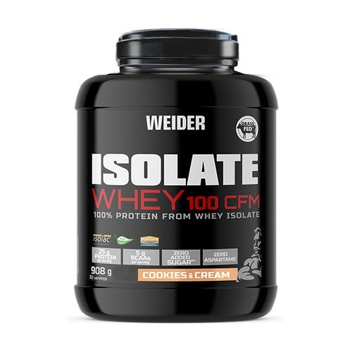 Weider Isolate Whey 100 CFM, Cookies & Cream - 908 g baltymų papildas