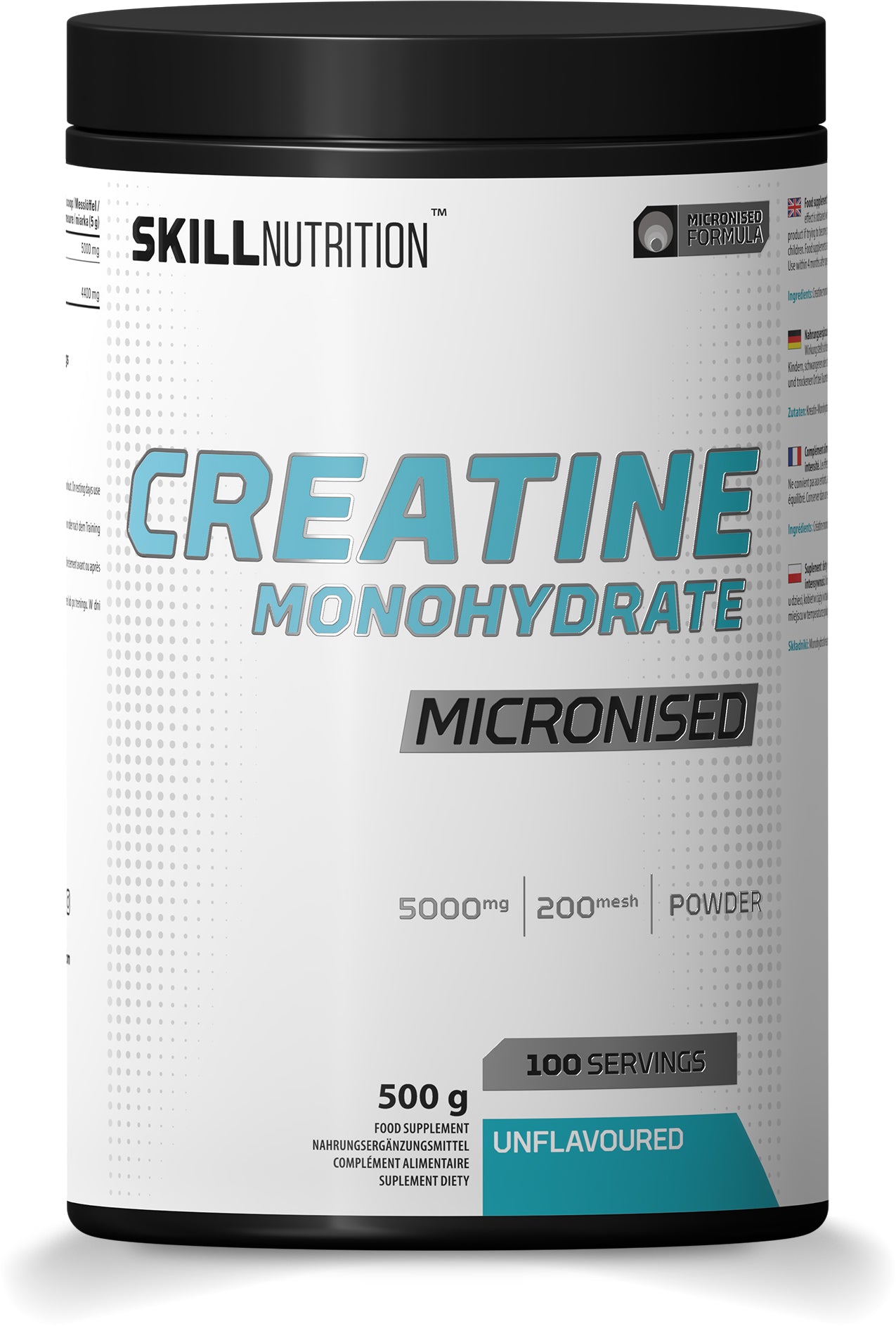 Kreatino milteliai be skonio, 500 g