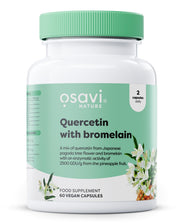 Maisto papildas Osavi Quercetin with Bromelain, 60 veganiški kapsulės