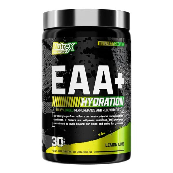 Nutrex EAA + Hydration, citronu un laima sīrups - 390 grami