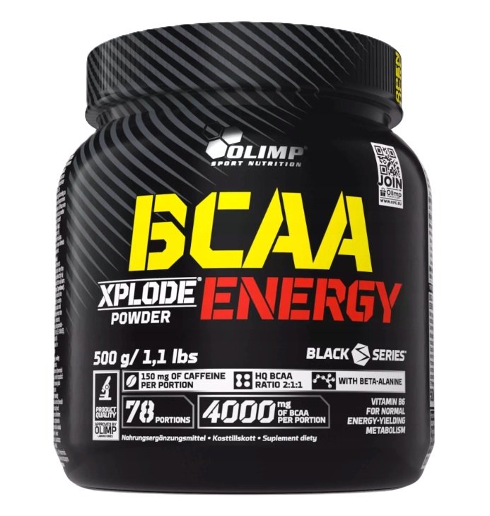 Olimp Nutrition BCAA Xplode Energy, augļu punšs - 500 grami