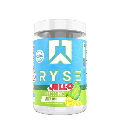 Maisto papildas RYSE Loaded Pre, Jell-O Lemon Lime, 390 g