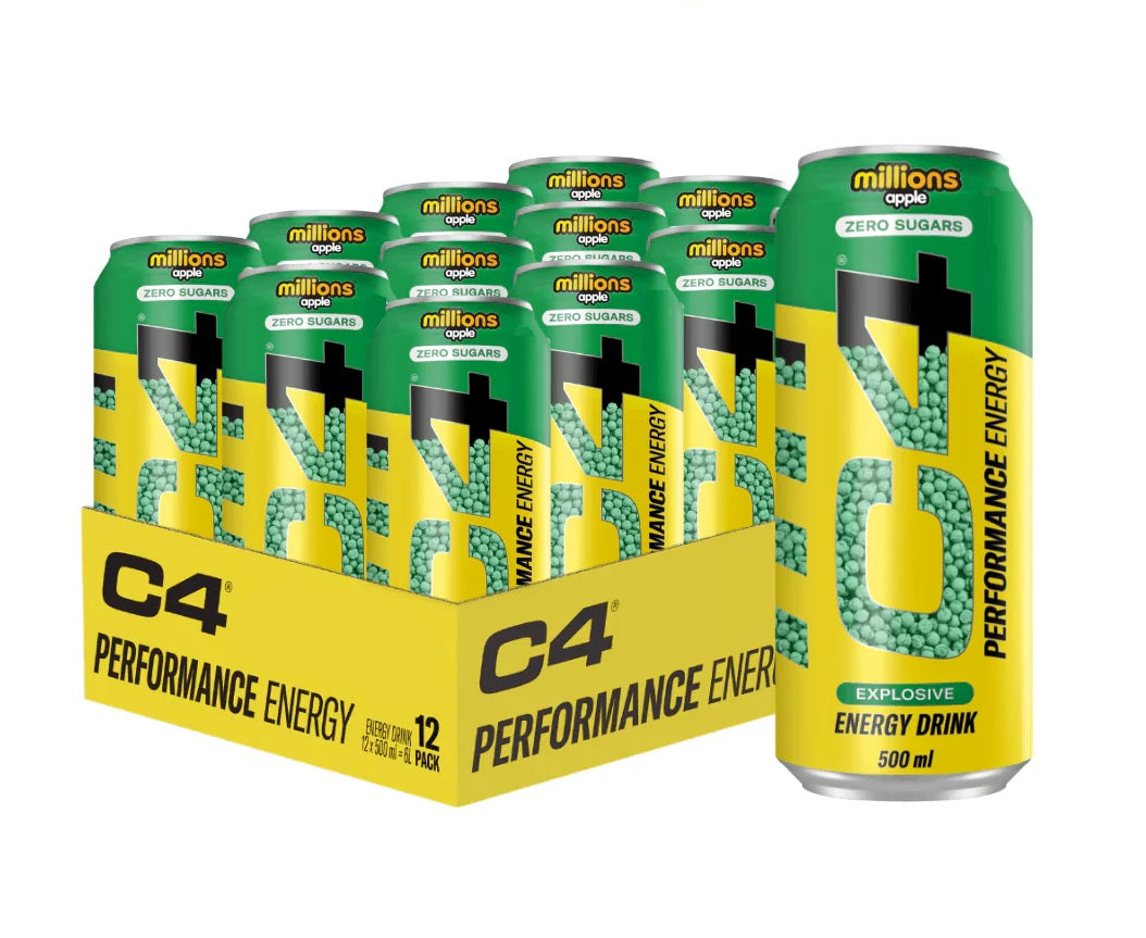 Cellucor C4 energijos gėrimas, obuolių skonis, 12 vnt.