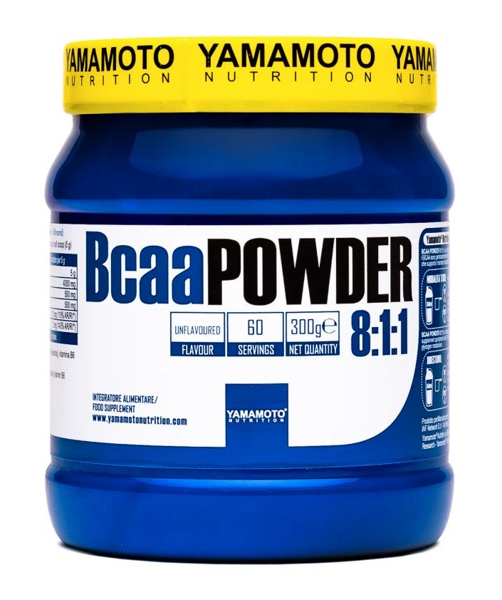 Yamamoto Nutrition BCAA pulveris 8:1:1, bez garšas - 300 grami