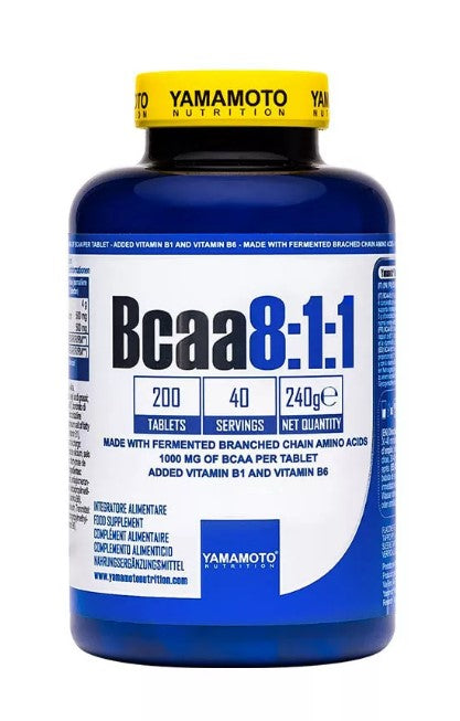 Yamamoto Nutrition BCAA 8:1:1 - 200 tablečių