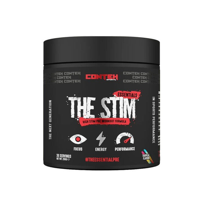 Conteh Sports The Stim Pre-Workout, Tropical Flavour - 255 gramų