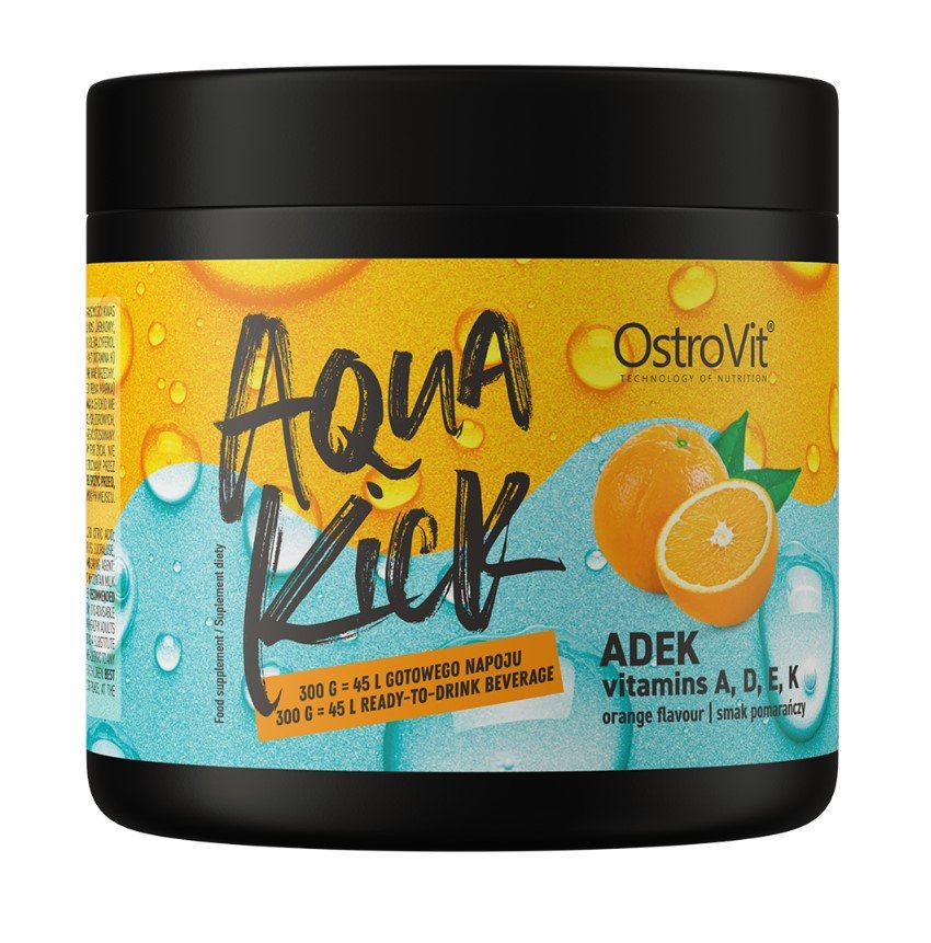 OstroVit Aqua Kick ADEK, apelsīnu - 300 grami