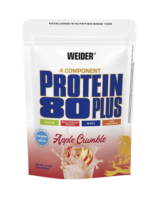 Weider Protein 80 Plus, Apple Crumble - 500 grami