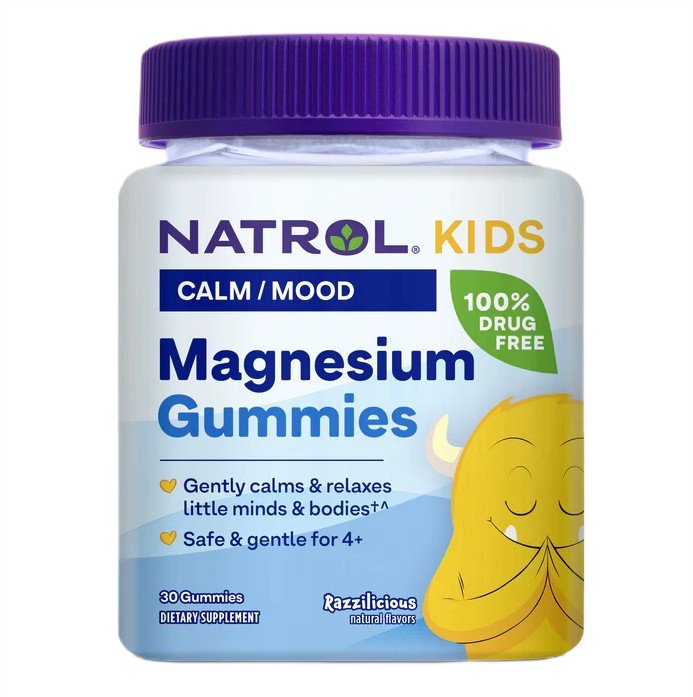 Natrol Kids magnija gumijas konfektes - 30 konfektes