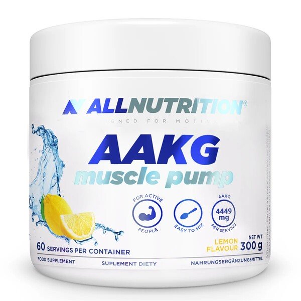 Allnutrition AAKG Muscle Pump, citronu garša - 300 grami