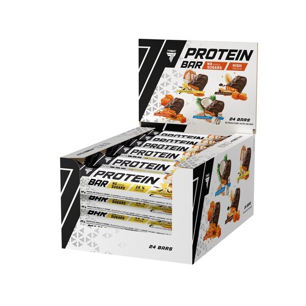 Trec Nutrition proteīna batoniņš, vaniļa un karamele - 24 x 49 g