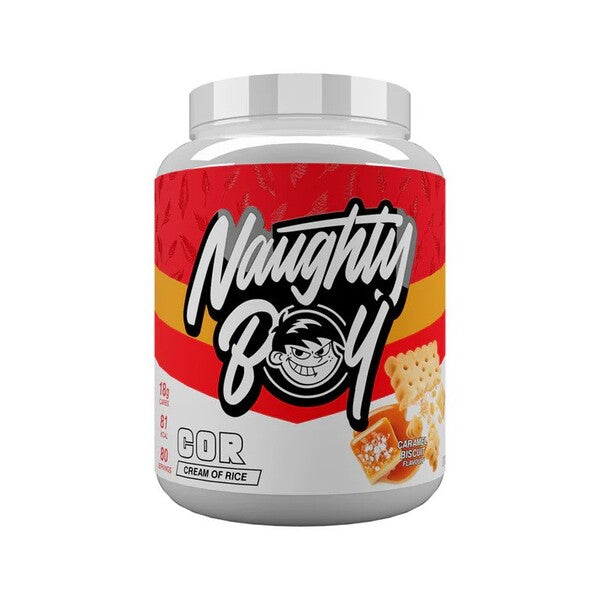 Naughty Boy Cream of Rice, Caramel Biscuit - 2000 g maisto papildas