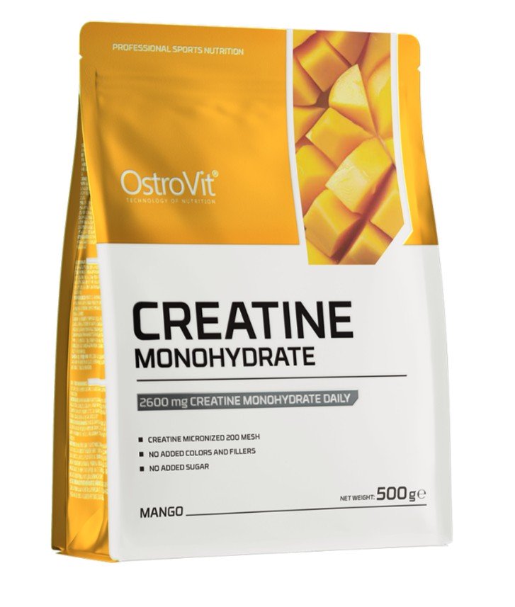 Kreatino monohidratas, mango, sporto papildas