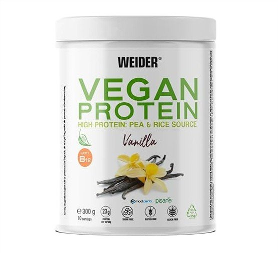 Vegan baltymų milteliai vanilės skonio