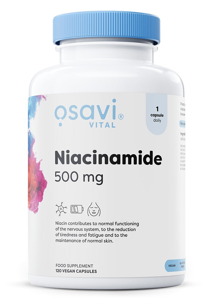 Osavi niacinamīds, 500 mg - 120 kapsulas