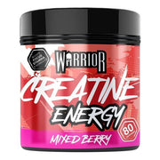 Warrior Creatine + Energy, Mixed Berry - 360 g maisto papildas
