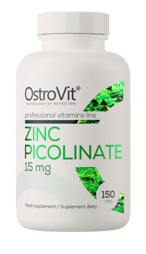 OstroVit cinko pikolinatas, 15 mg, 150 tablečių