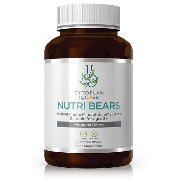 Cytoplan Kid's Nutri Bears, braškių guminukai vaikams