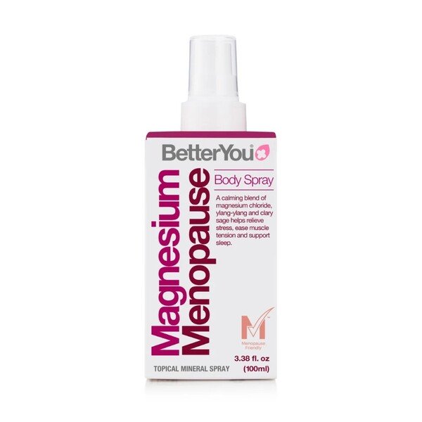 BetterYou magnija menopauzes ķermeņa aerosols - 100 ml.