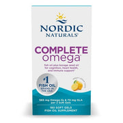 Nordic Naturals Complete Omega, 565 mg citronu - 180 kapsulas