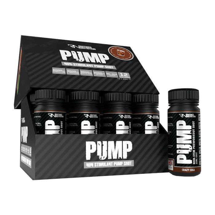 Refined Nutrition Pump Non-Stim Shot, Crazy Cola - 12 vnt.