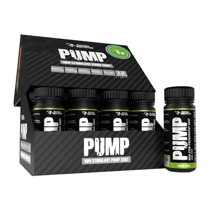 Maisto papildas Pump, žalia obuolio skonio, 12 vnt., sporto papildai