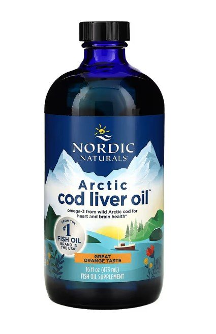 Nordic Naturals žuvų taukai, apelsinų skonio, 473 ml