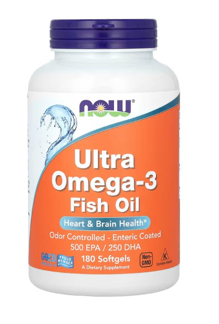 NOW Foods Ultra Omega-3 - 180 kapsulas