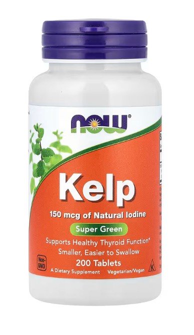 NOW Foods Kelp, 150mcg - 200 tabletes