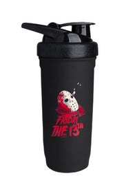 Stalinis sportinis gėrimo butelis, juodas, Friday the 13th