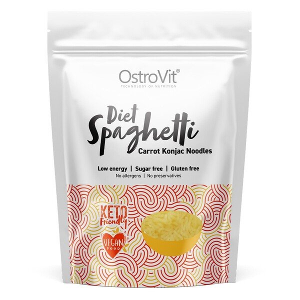 OstroVit Diet Spaghetti Konjac makaronai, sveikas maistas, 400 g