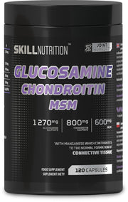 Skill Nutrition glikozamīna hondroitīna MSM - 120 kapsulas